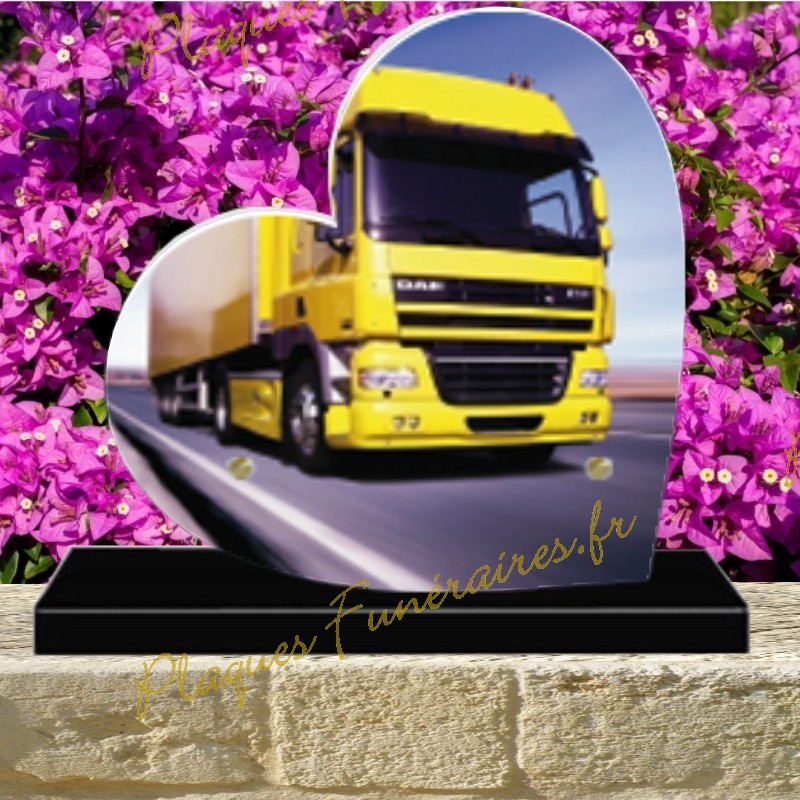 Plaque funéraire Nuage personnalisable en plexi motif Plage Plaque funéraire Nuage personnalisable en plexi motif Plage